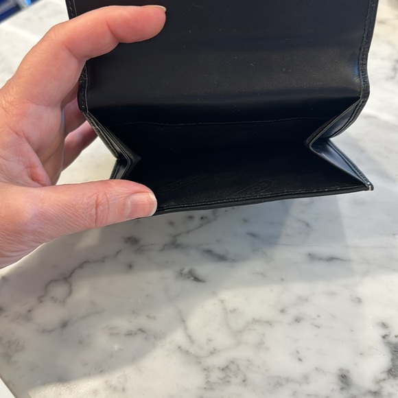 Coach canvas and leather wallet. Brown and tan Coach fabric w/brown leather - Picture 7 of 9